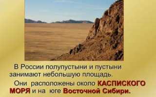Интересное — рядом: пустыни и полупустыни России